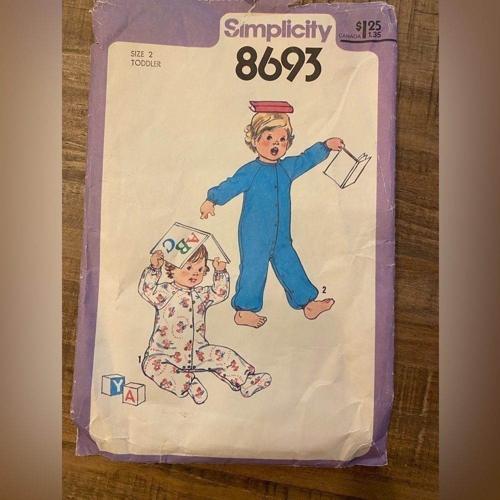 SEWING PATTERN Bundle & save. Simplicity. Size 2 Toddler. All pieces included